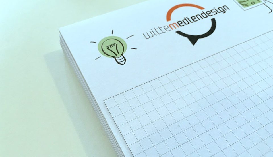 Karriere Notizblöcke mit Logo drucken lassen Bielefeld